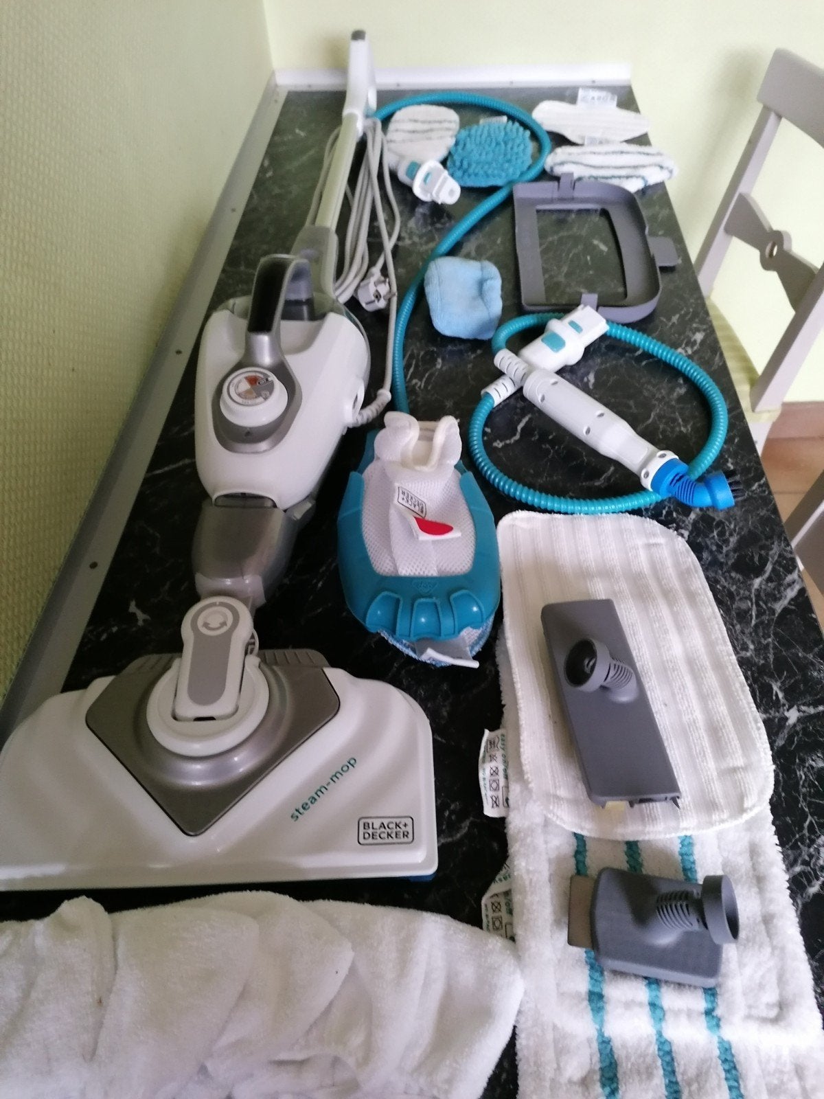 stoomreiniger black+decker. conpleet set, Electroménager, Vapeurs, Enlèvement, Nettoyeur à vapeur
