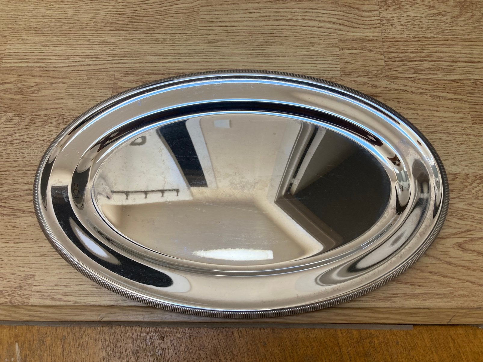 Plat ovale L 50 x l 31cm Letang Remy, Neuf, Plateau, Vintage, Enlèvement