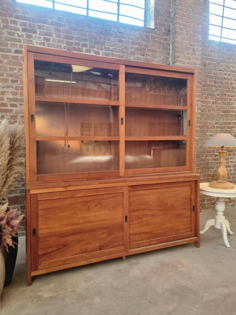 Vitrine/buffet en teck art:85/26.1, Teck, 25 à 50 cm, Teak, Teak