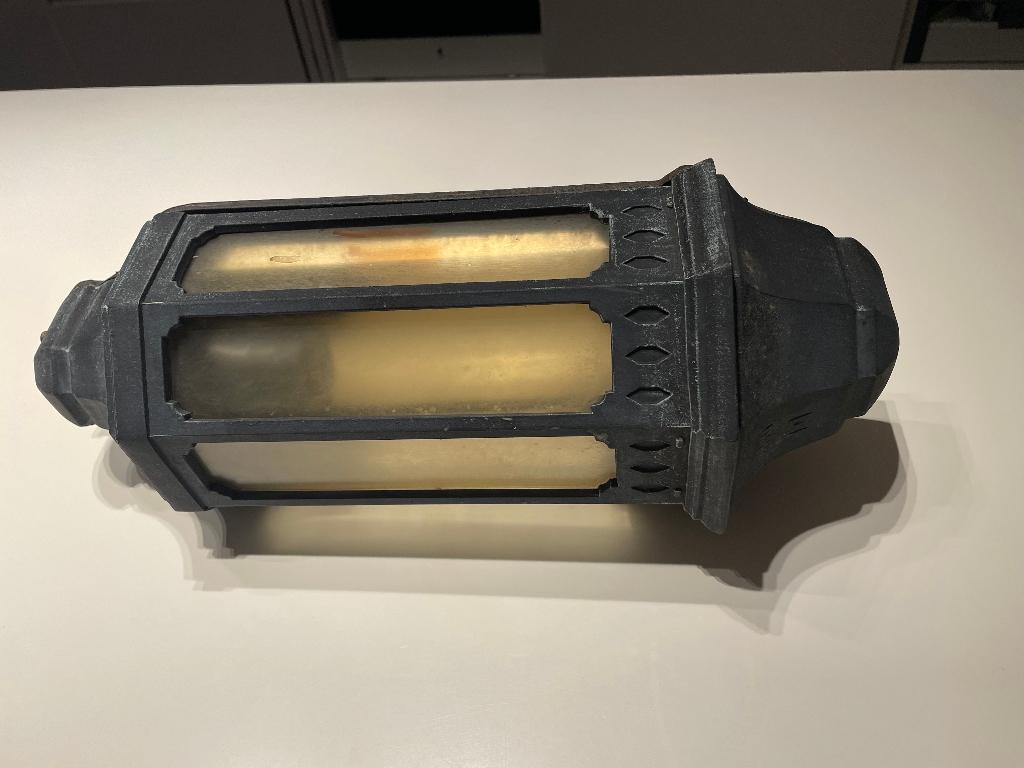 1.	Wandlamp voor buiten – retrolamp 2 stuks, Ophalen, Gebruikt, Wandlamp, Aluminium
