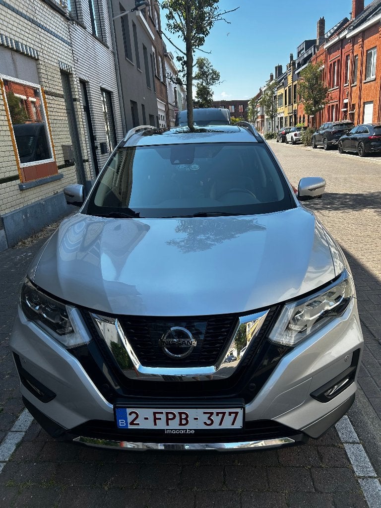 Nissan Xtrail 2019 1,6 Benzine turbo, Autos, Cuir, Argent ou Gris, Achat, Noir