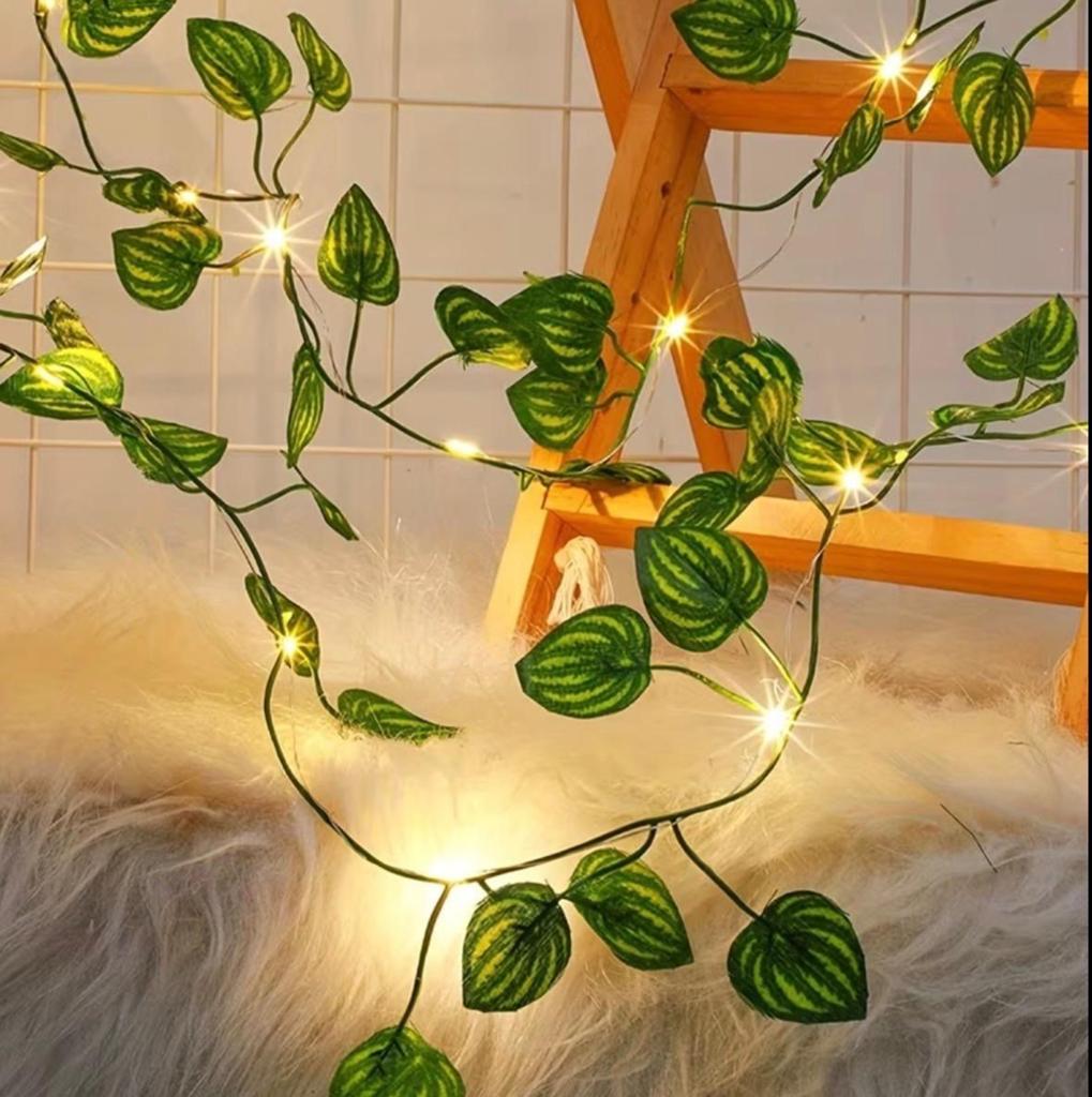Tropische LED slinger groen - 2 meter - 20 LED’s  - nieuw, Ophalen