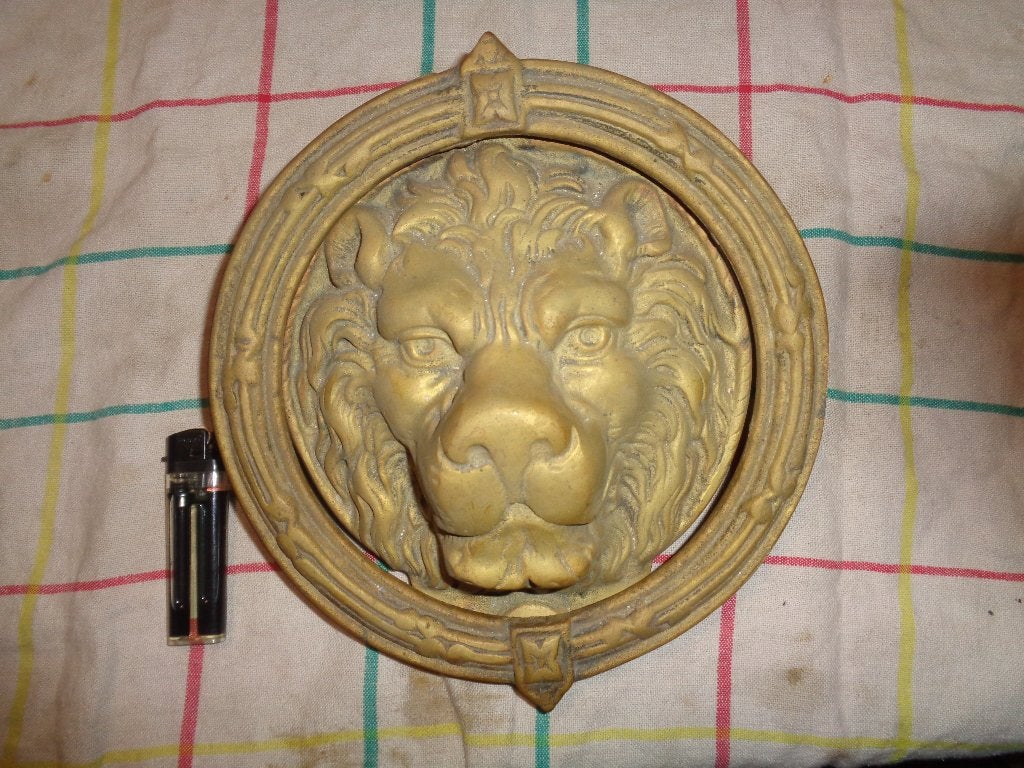 brons deur klopper, Antiek en Kunst, Antiek | Brons en Koper, Ophalen of Verzenden, Brons
