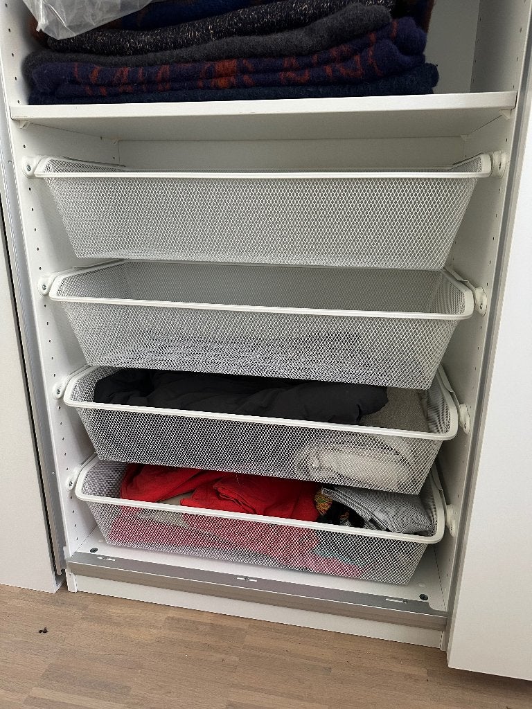 Ikea PAX KOMPLEMENT Fijndraadmand, wit, 75x35 cm (13stuks), Huis en Inrichting, Ophalen, Zo goed als nieuw, 50 tot 100 cm, Minder dan 100 cm