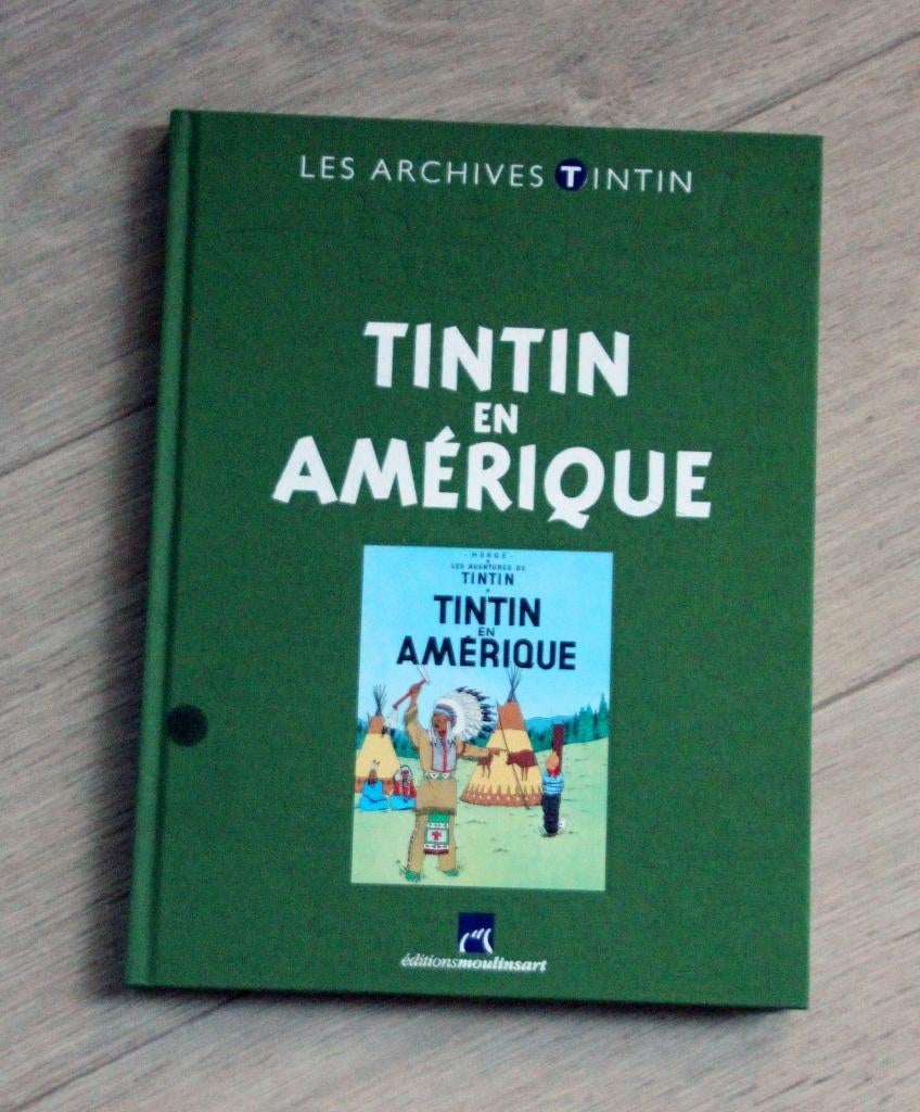 Les archives de Tintin en Amérique Hergé Kuifje, Livres, Envoi, Comme neuf, Herge