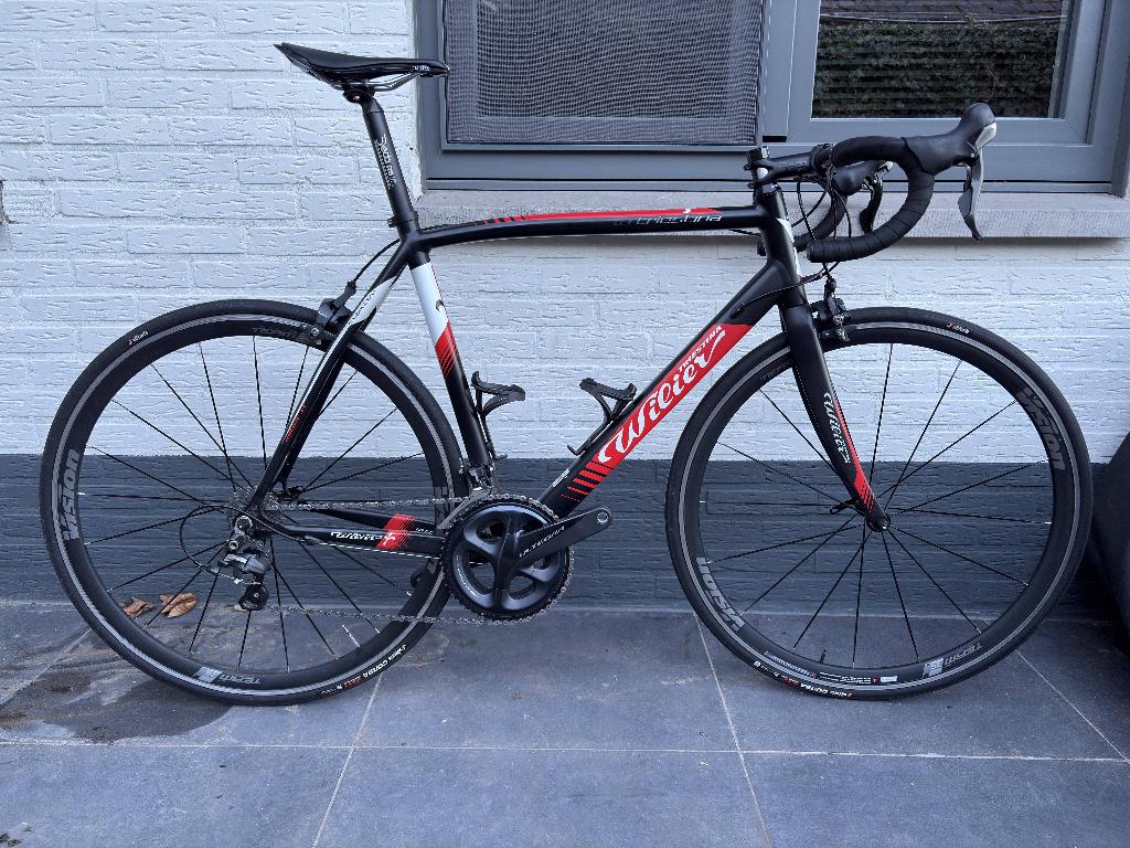 Wilier Triestina Racefiets - Shimano Ultegra - Maat 56, Fietsen en Brommers, 28 inch, Gebruikt, Aluminium, 15 tot 20 versnellingen