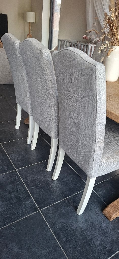 6 landelijke eetstoelen, Ophalen, Hout, Gebruikt, Landelijk