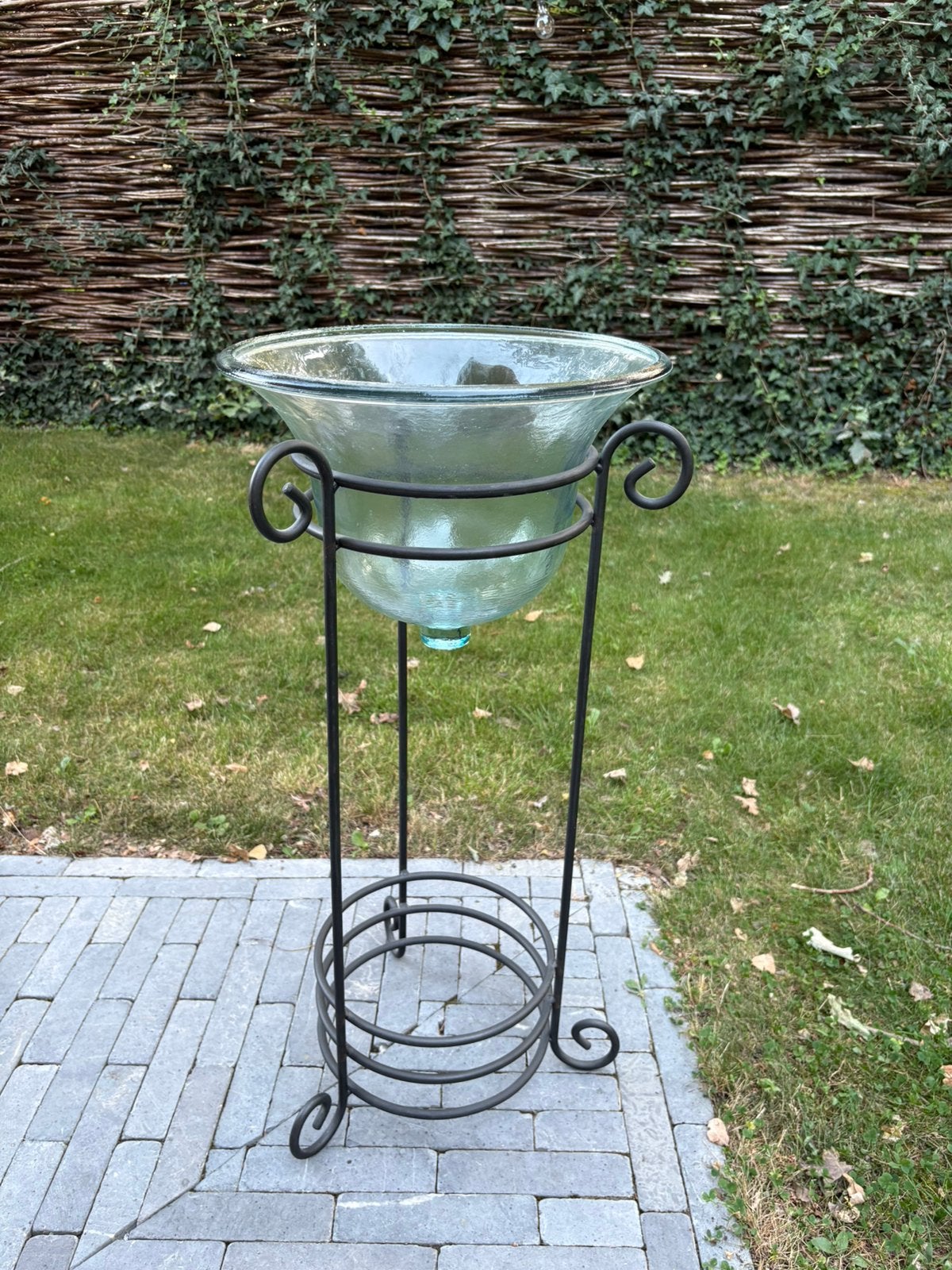 Plantenhouder met glazen stolp, Enlèvement, Comme neuf