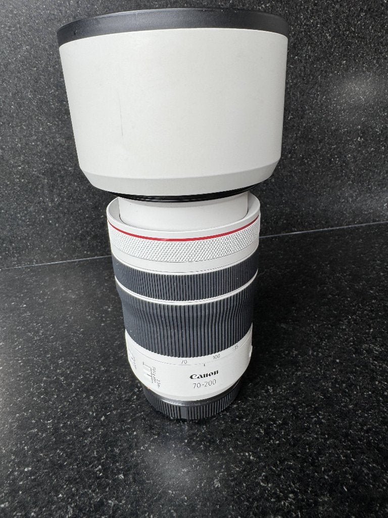 Objectif Canon RF 70-200 mm F4 L IS UTM, TV, Hi-fi & Vidéo, Enlèvement, Comme neuf, Téléobjectif, Zoom