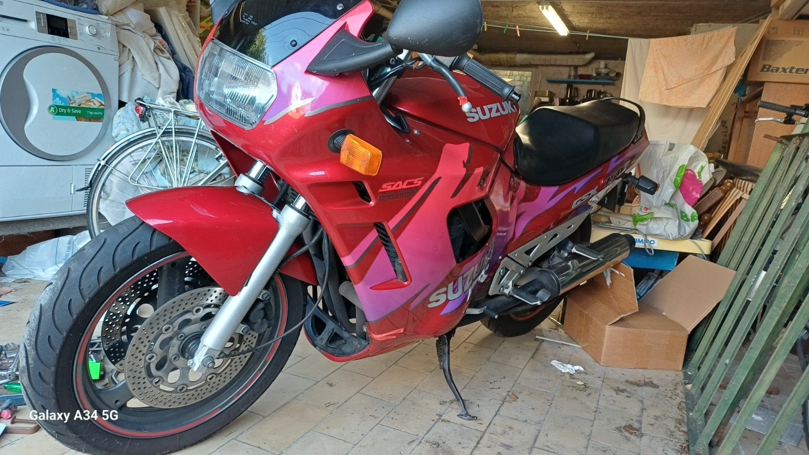 Suzuki gsx750 f 750 1992, 750 cc, 4 cilinders, Gebruikt, Meer dan 35 kW