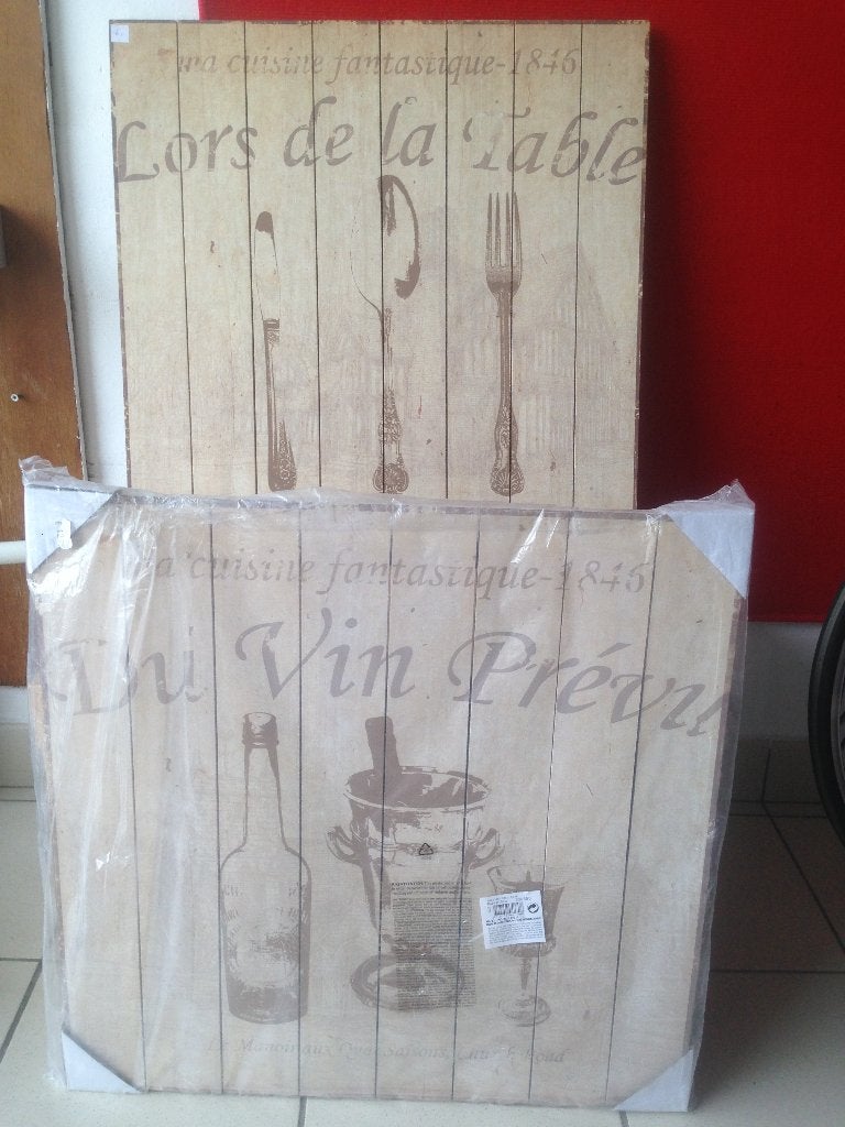 Houten decoratieve kaders, Huis en Inrichting, 58 cm, 58 cm, Hout, Ophalen of Verzenden