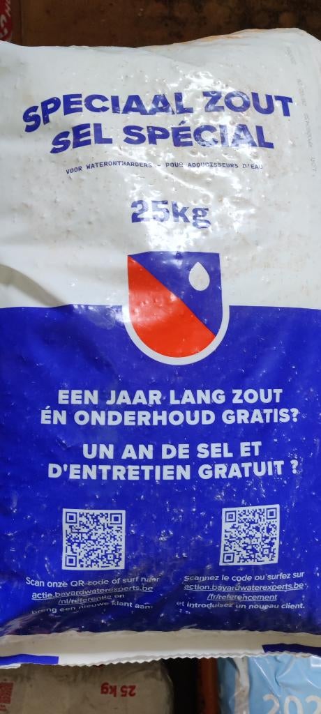 Zout waterverzachter, Ophalen, Nieuw, Waterontharder met zout