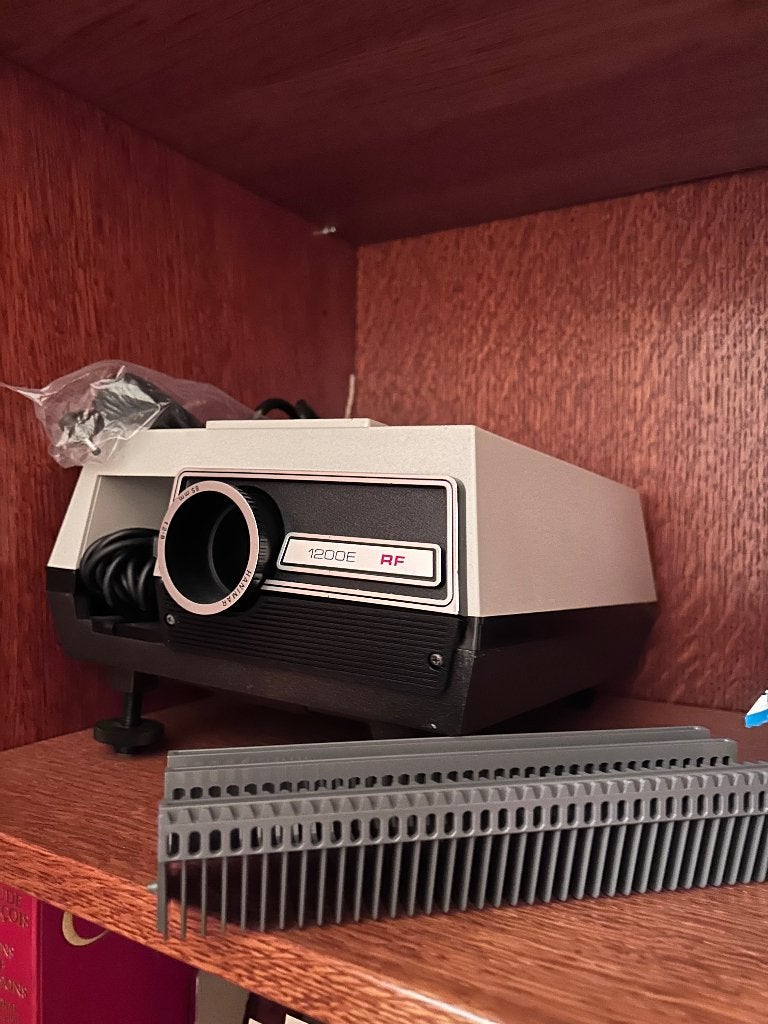 Vintage diaprojector, Ophalen, Audio en Video