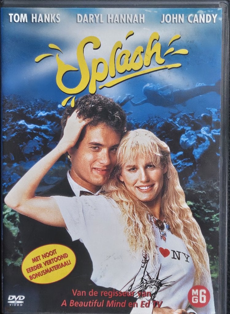 Splash (1984), CD & DVD, Enlèvement ou Envoi, Comédie, Néerlandais, Comme neuf