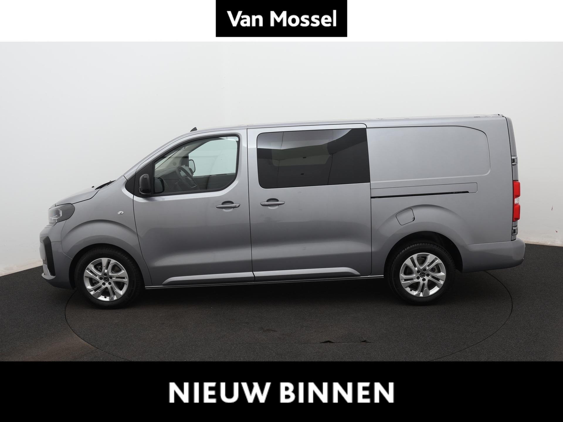 Opel Vivaro 2.2 Turbo 180 S/S AT8 DC L3H1, Auto's, Stof, Gebruikt, Zwart, 4 cilinders