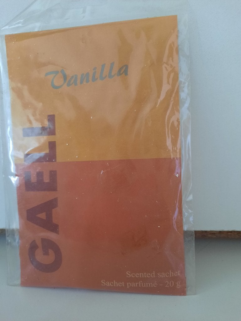 nieuw geparfumeerd zakje 20 gr gaell vanilla, Maison & Meubles, Accessoires pour la Maison | Fleurs séchées, Enlèvement ou Envoi