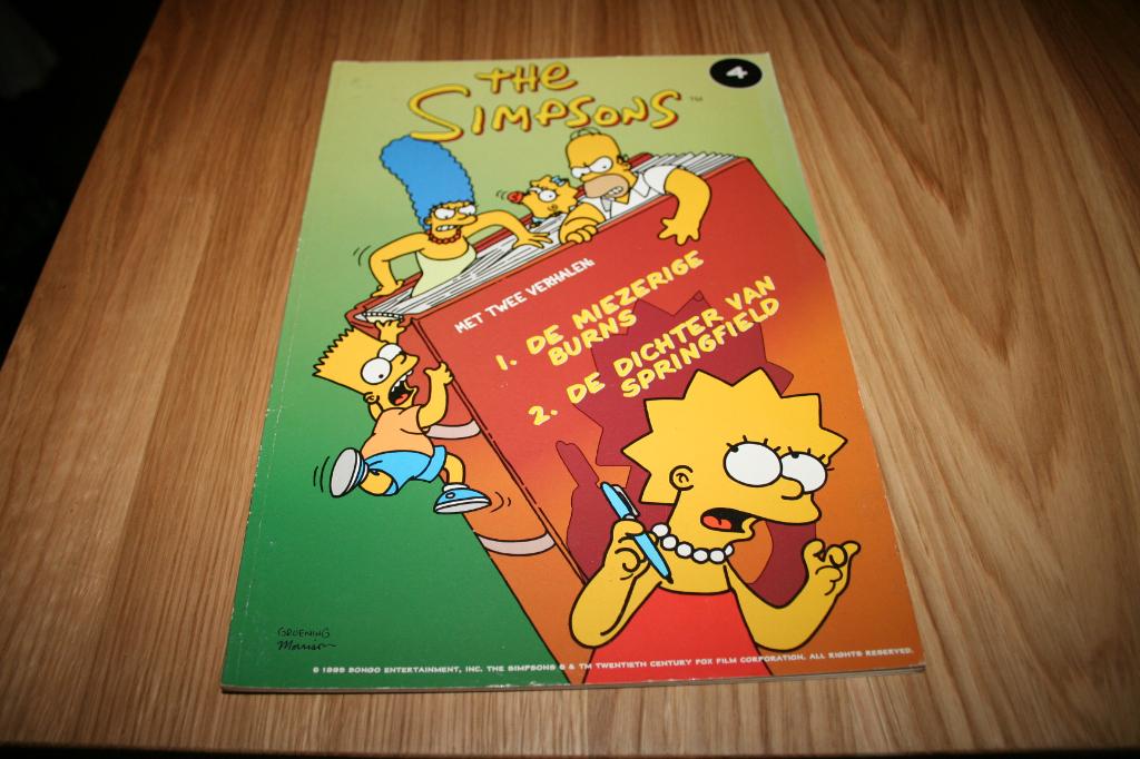strips De Simpsons, Ophalen of Verzenden, Gelezen, Marc De Bel