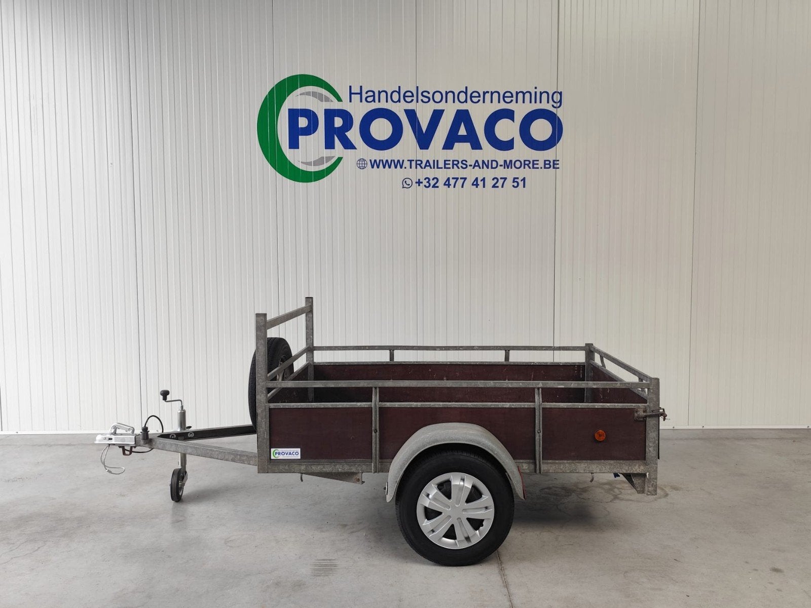 aanhangwagen 750kg 125x200cm perfecte staat, Auto diversen, Aanhangers en Bagagewagens, Ophalen