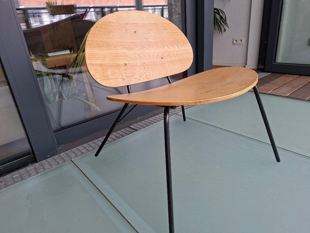 lounge stoel van Søstrene Grene, Comme neuf, Brun, Enlèvement, Une