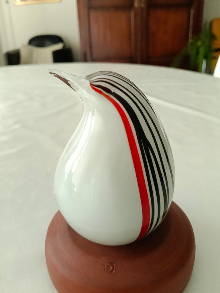 Peth glazen pinguin Bohemia design, Antiek en Kunst, Ophalen of Verzenden