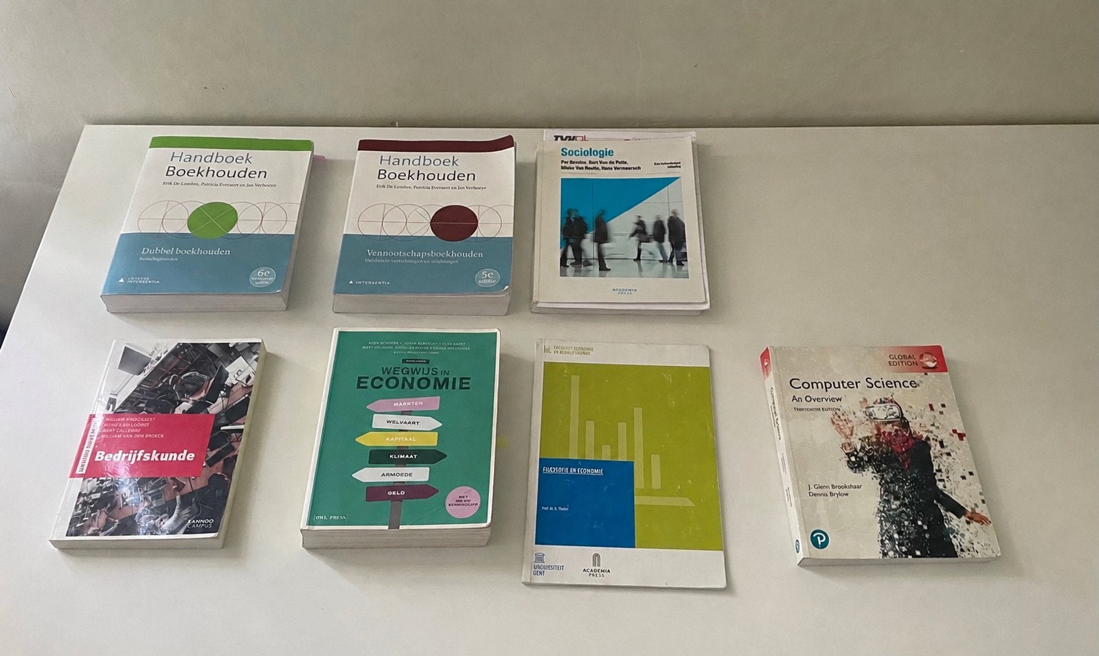 Boeken 1ste bachelor Handelsingenieur/Gemeenschappelijk jaar, Ophalen