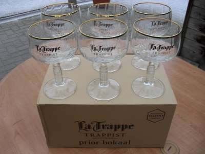 6 LA TRAPPE glazen, Collections, Verres & Petits Verres, Enlèvement, Neuf, Verre à bière