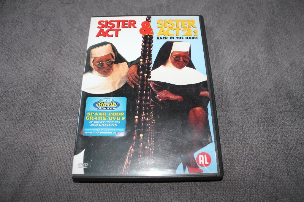 DVD Sister Act 1 + 2, CD & DVD, DVD | Comédie, Comédie d'action, Enlèvement ou Envoi, Anglais, Tous les âges