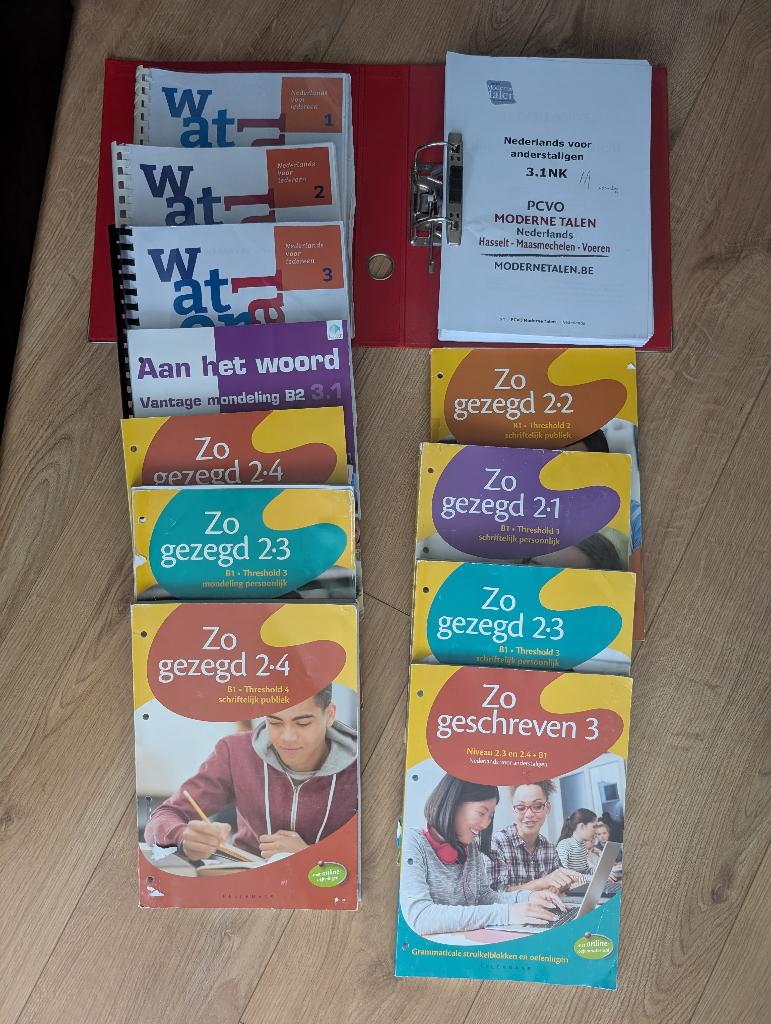 Manuels de néerlandais Zo gezegd & Zo geschreven et autres, Livres, Enlèvement ou Envoi, Utilisé