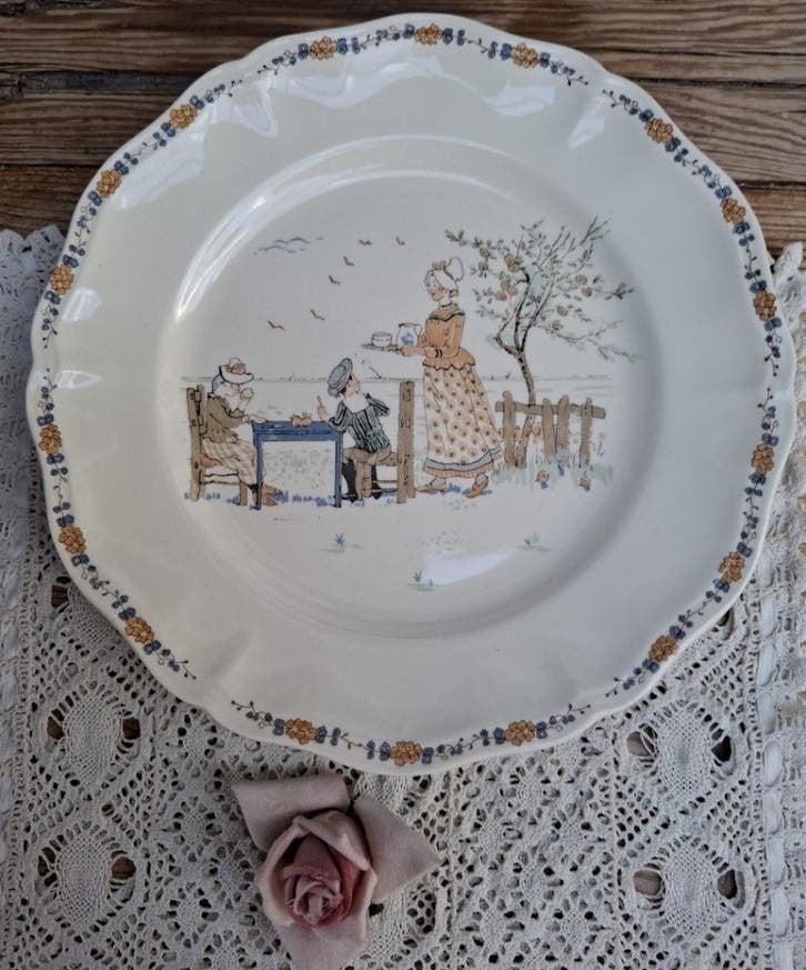 Frans Richard enfant diner bord 1920-1950, Ophalen of Verzenden