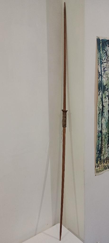 Traditionele Afrikaanse palmhouten boog, 180 cm, Ophalen