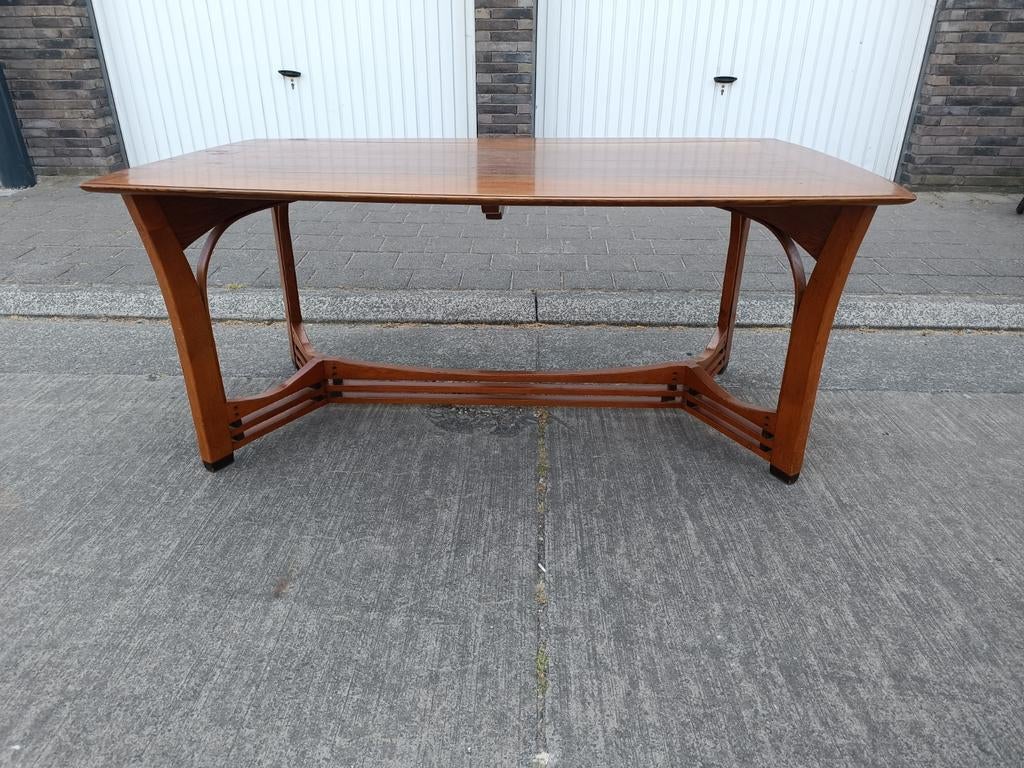 Belle table de salle à manger Art nouveau Jugendstil Schuite, Antiquités & Art, Enlèvement