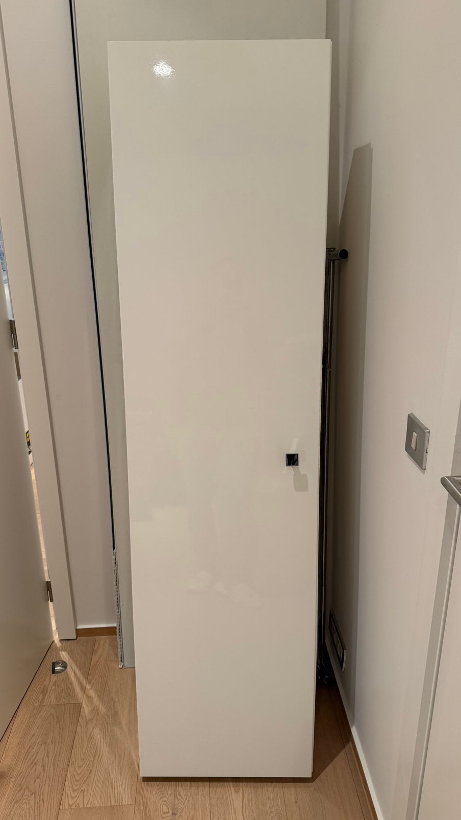 Armoire de salle de bains blanc brillant, Enlèvement, Utilisé