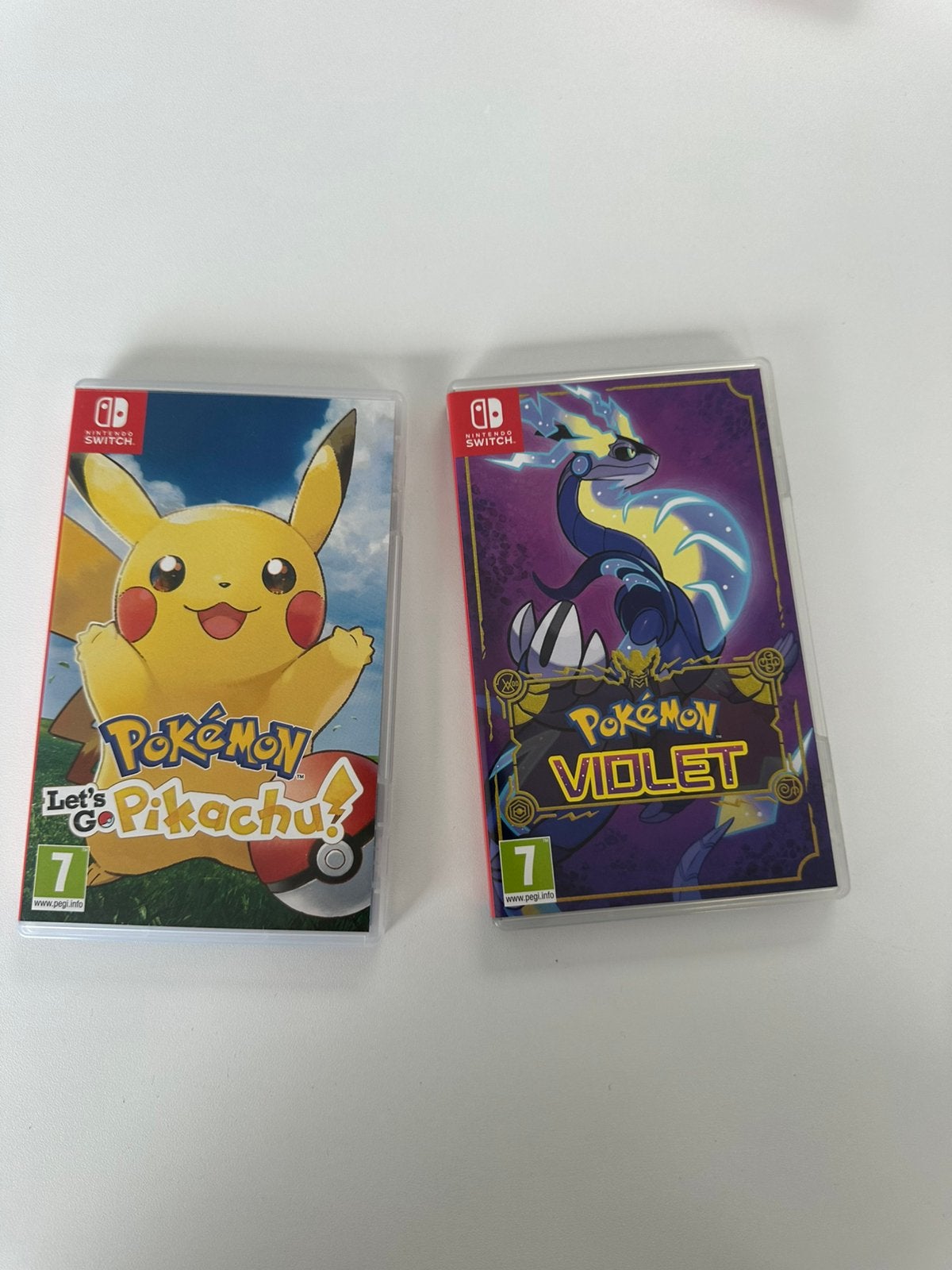 Pokemon Violet + Let’s go Pikachu en Animal Crossing, Ophalen of Verzenden, Zo goed als nieuw