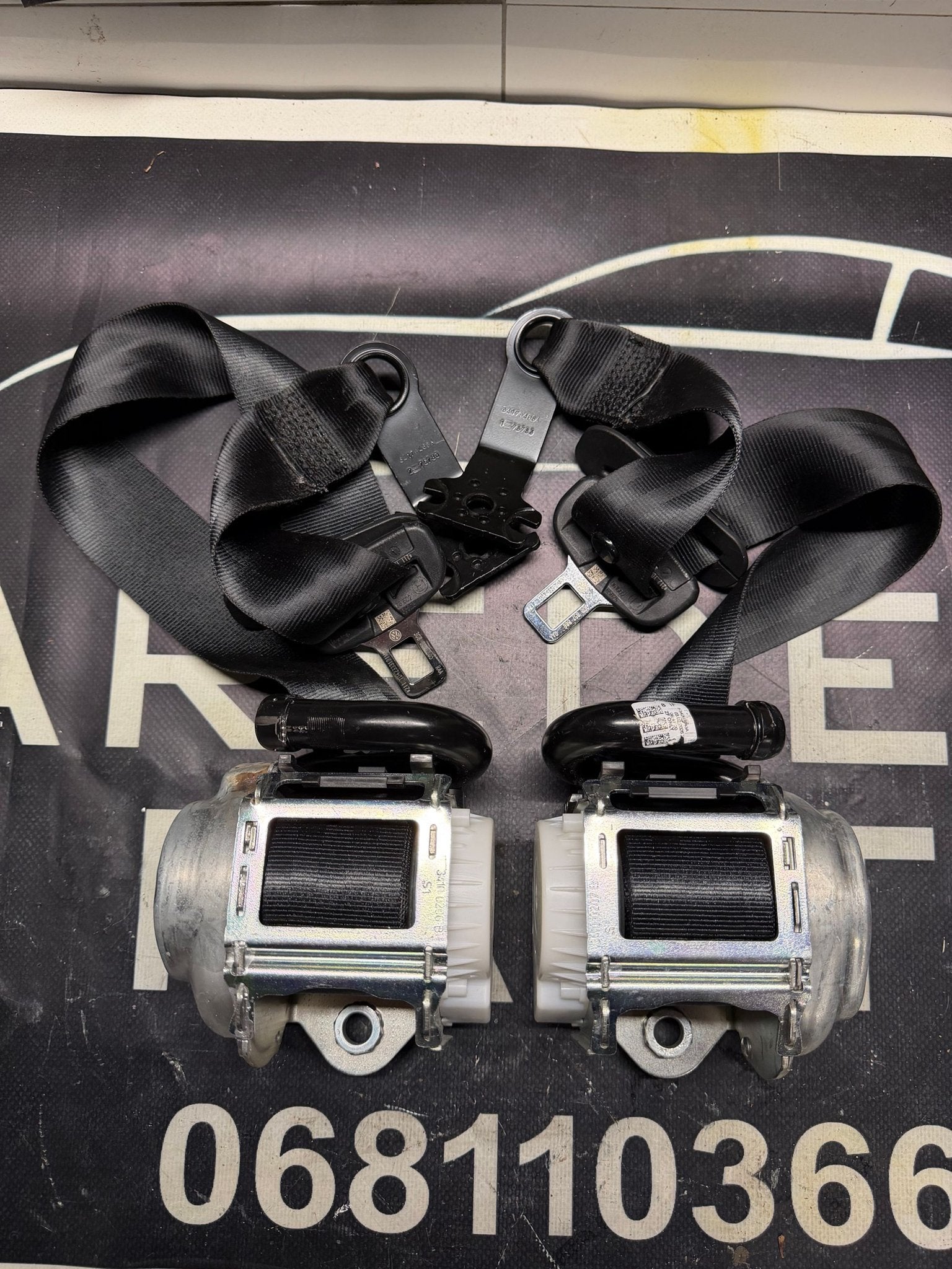 Volkswagen Arteon 3H Gordels L+R Achter 3G8857805 3G8857806, Auto-onderdelen, Gebruikt, -, Volkswagen, -