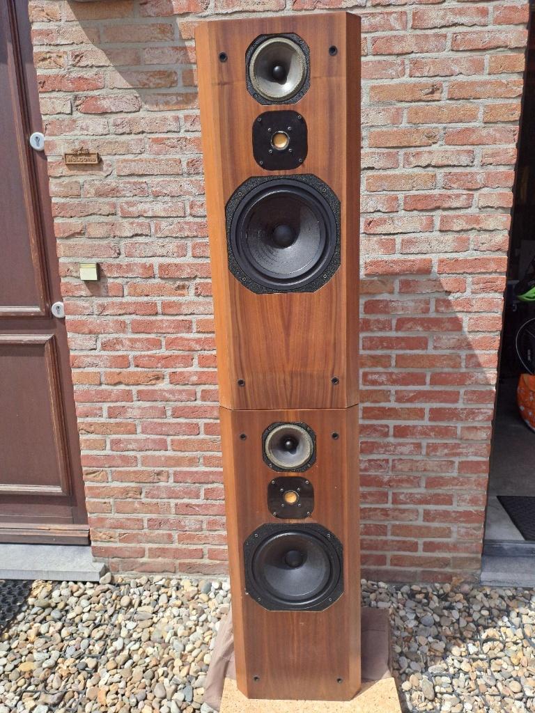 JM Lab 706 Opale Serie II speakerpaar, Gebruikt, 60 tot 120 watt, Front, Rear of Stereo speakers, Ophalen