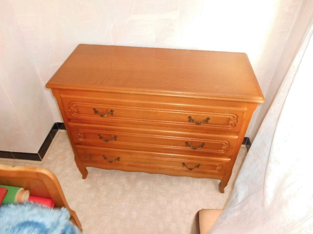 meuble de rangement en bois avec 3 tiroirs, Maison & Meubles, Enlèvement