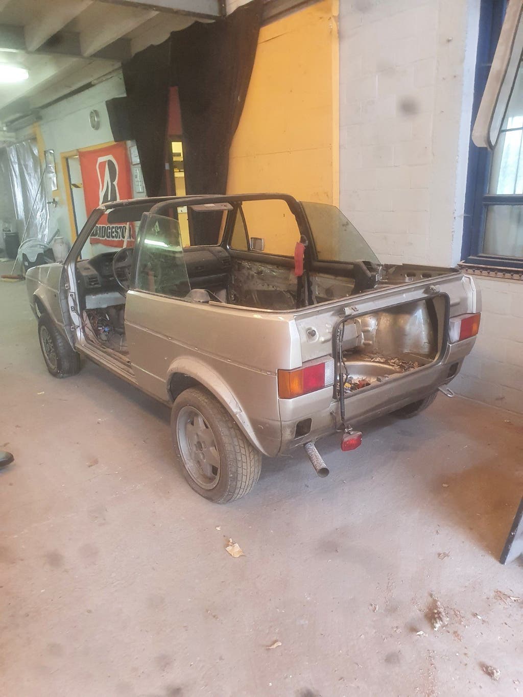 vw golf 1 cabrio zoldervondst, foto 3