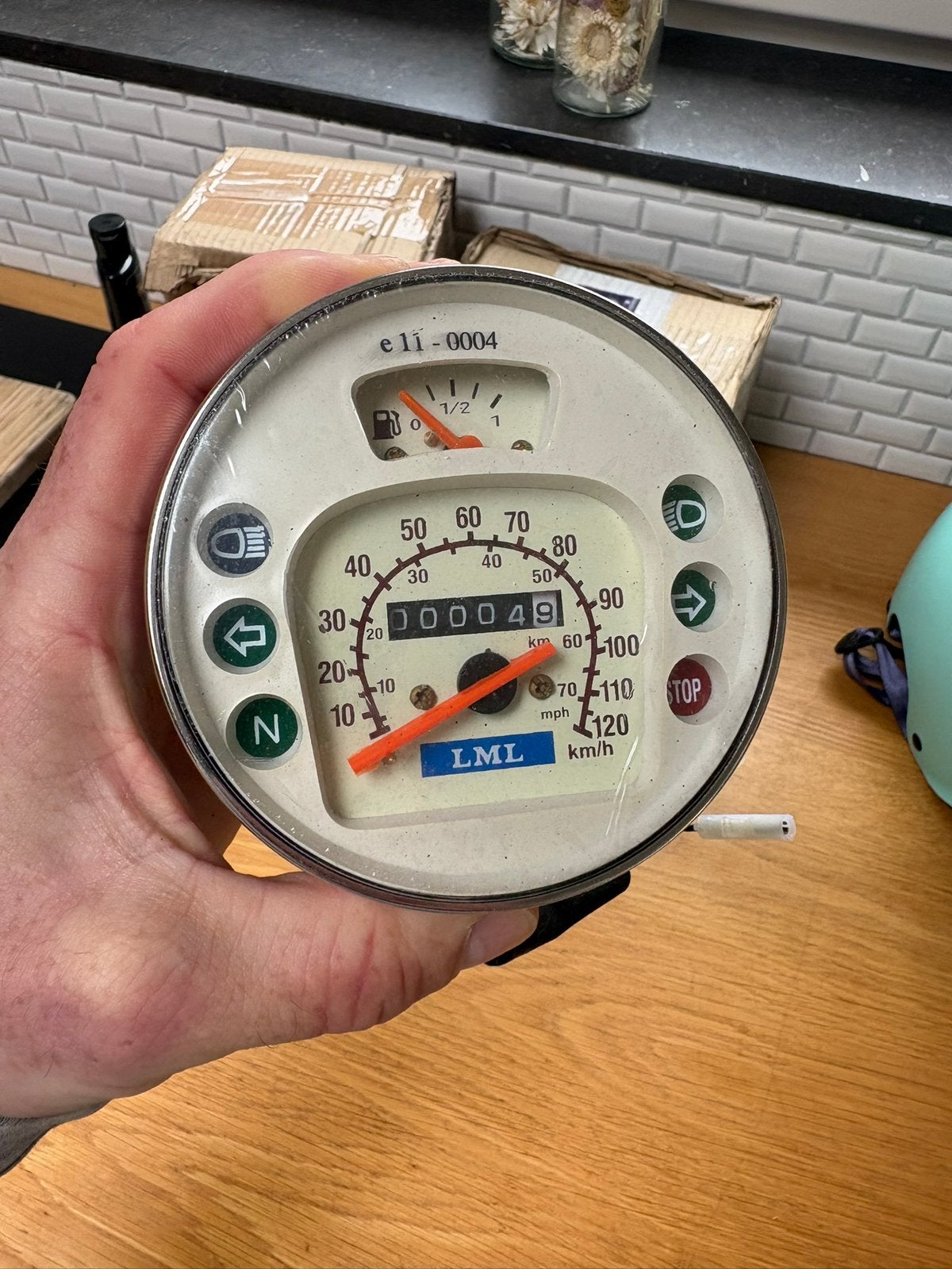 Nieuwe teller voor lml 125 met versnellingen, Vélos & Vélomoteurs, Scooters | Vespa, Enlèvement ou Envoi, Neuf