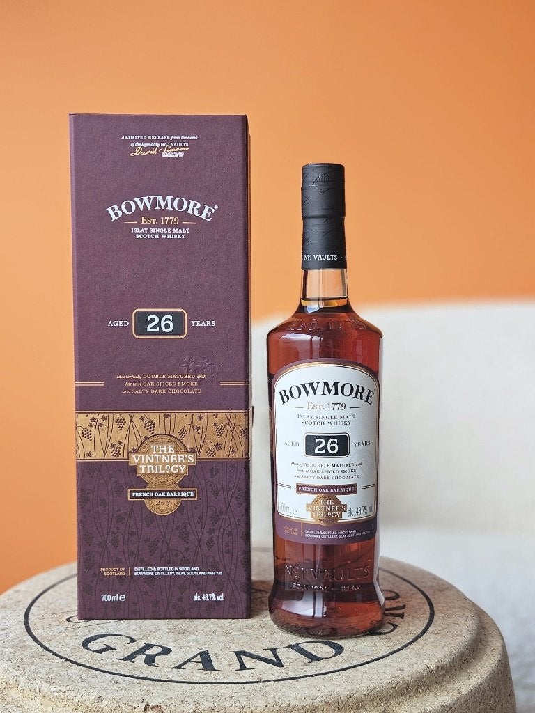 Bowmore 26 Year Old – French Oak - The Vintner’s Trilogy, Neuf, Autres régions, Pleine, Enlèvement