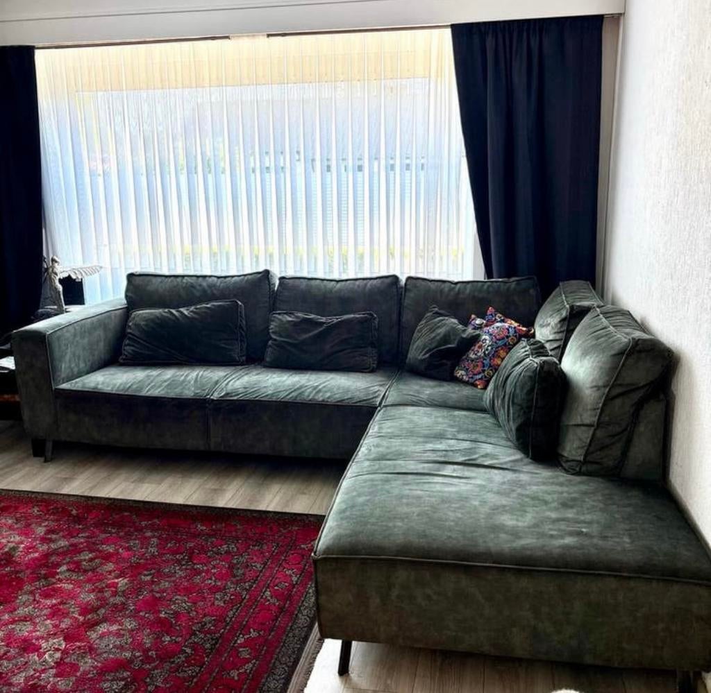 Hoekzetel / L-vormige zetel – zeer goede staat (2022), Ophalen, Zo goed als nieuw, Stof