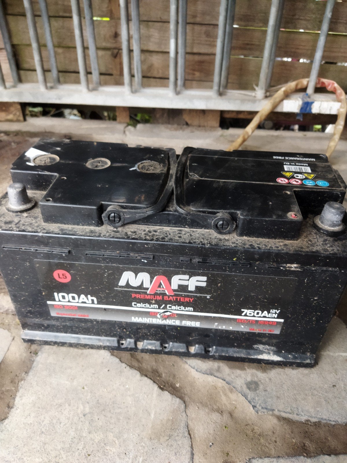 Batterie camionnette 12v 100ah, Autos : Pièces & Accessoires, Batteries & Accessoires, Enlèvement, Révisé