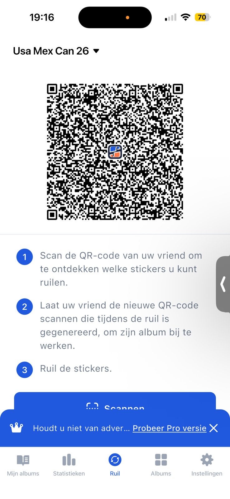 Panini stickers ruilen, Boeken, Prentenboeken en Plaatjesalbums, Ophalen of Verzenden, Nieuw, Plaatjesalbum