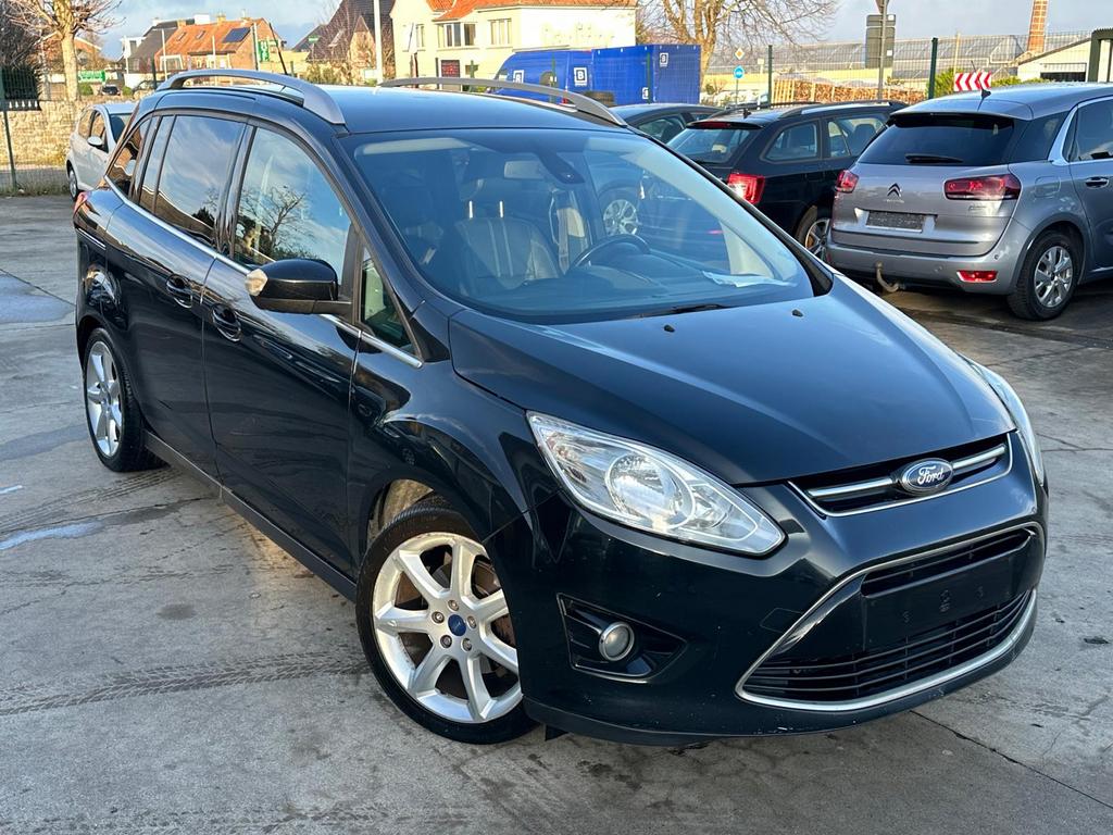 Ford Grand C-max 1,6 L Diesel 7 L, Autos, Cuir, Euro 5, Entreprise, 7 places