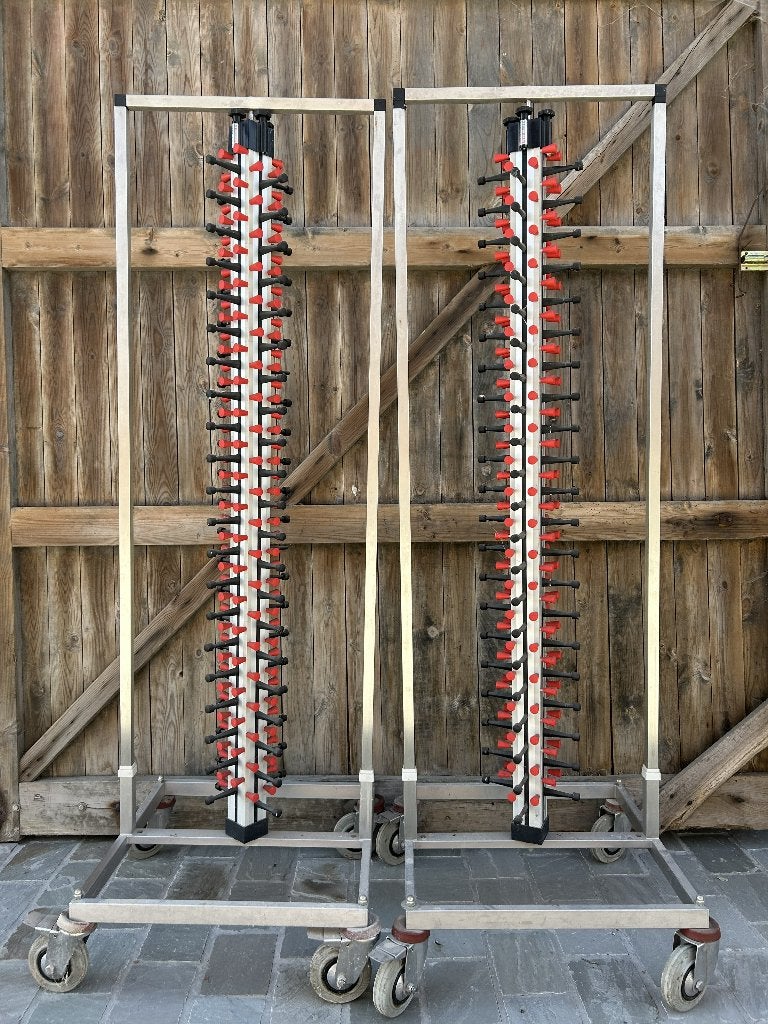 Bordenrek verrijdbaar   60*60   190 hoog, Huis en Inrichting, Keuken | Keukenbenodigdheden, Ophalen, Bordenrek, Nieuw, Metaal