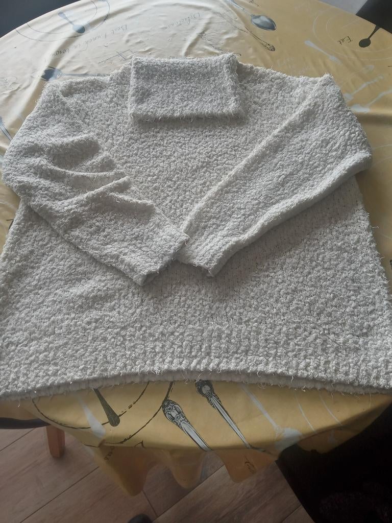 Pull blanc taille XXL, Vêtements | Femmes, Taille 46/48 (XL) ou plus grande, Bel & Bo, Enlèvement, Porté