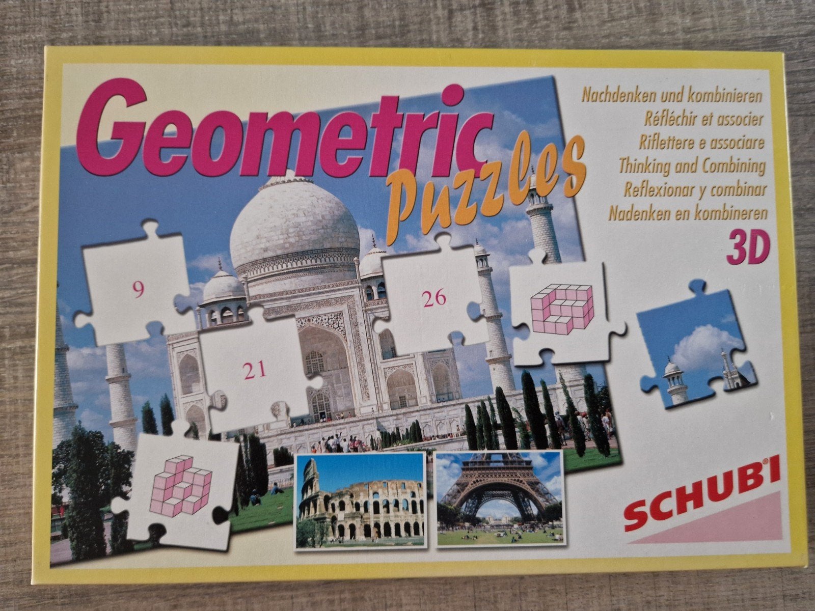 Jeu Schubitrix puzzles sur les volumes les perspectives, Enlèvement ou Envoi