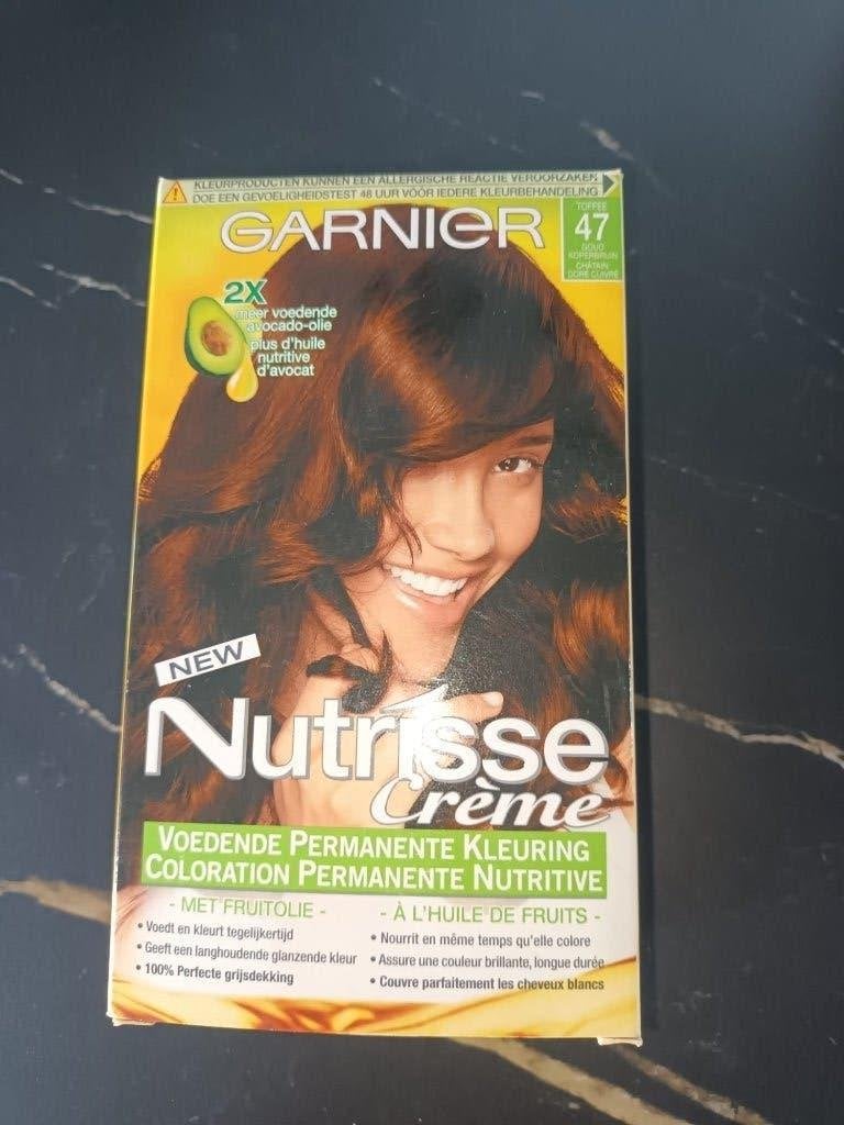 colorant permanent Garnier Nutrisse, crème doré, cuivrébrun, Bijoux, Sacs & Beauté, Enlèvement, Neuf