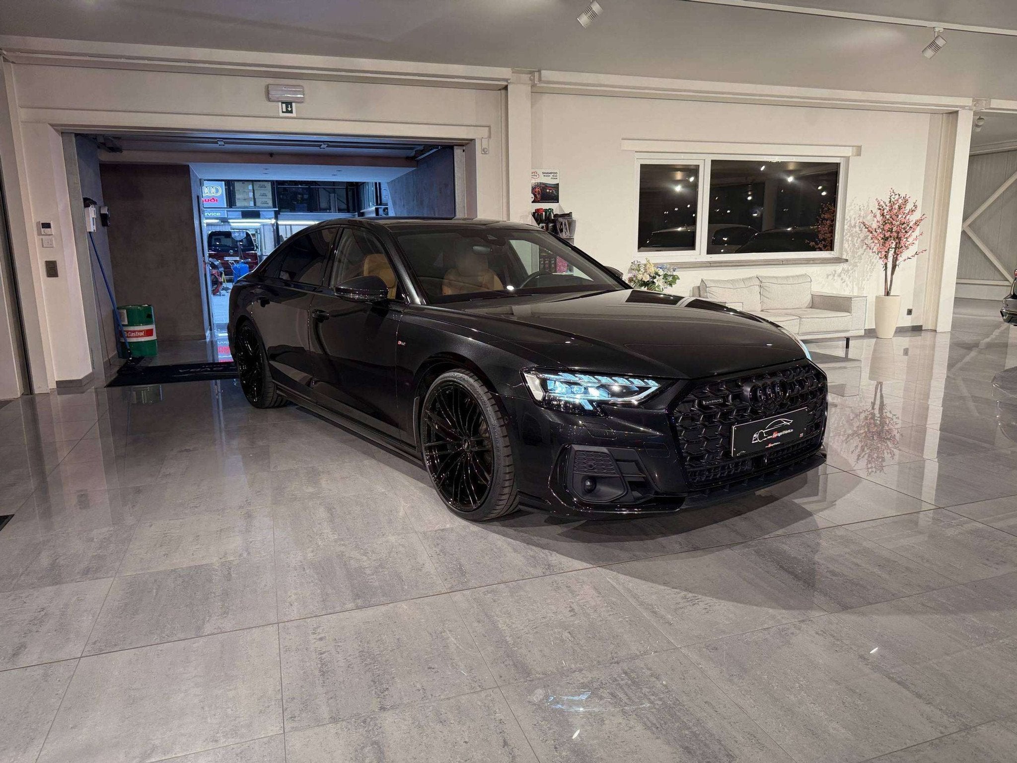 Audi A8 60TFSIe FACE LIFT * CARBON * PANO * 3X S-LINE * SOFT, Autos, Cuir, Argent ou Gris, Achat, 4 portes