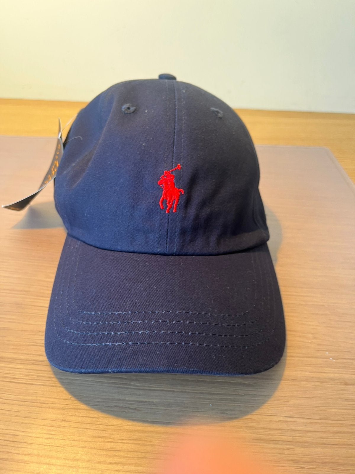 Ralph Lauren pet blauw-rood, Verzenden, Zo goed als nieuw, Pet