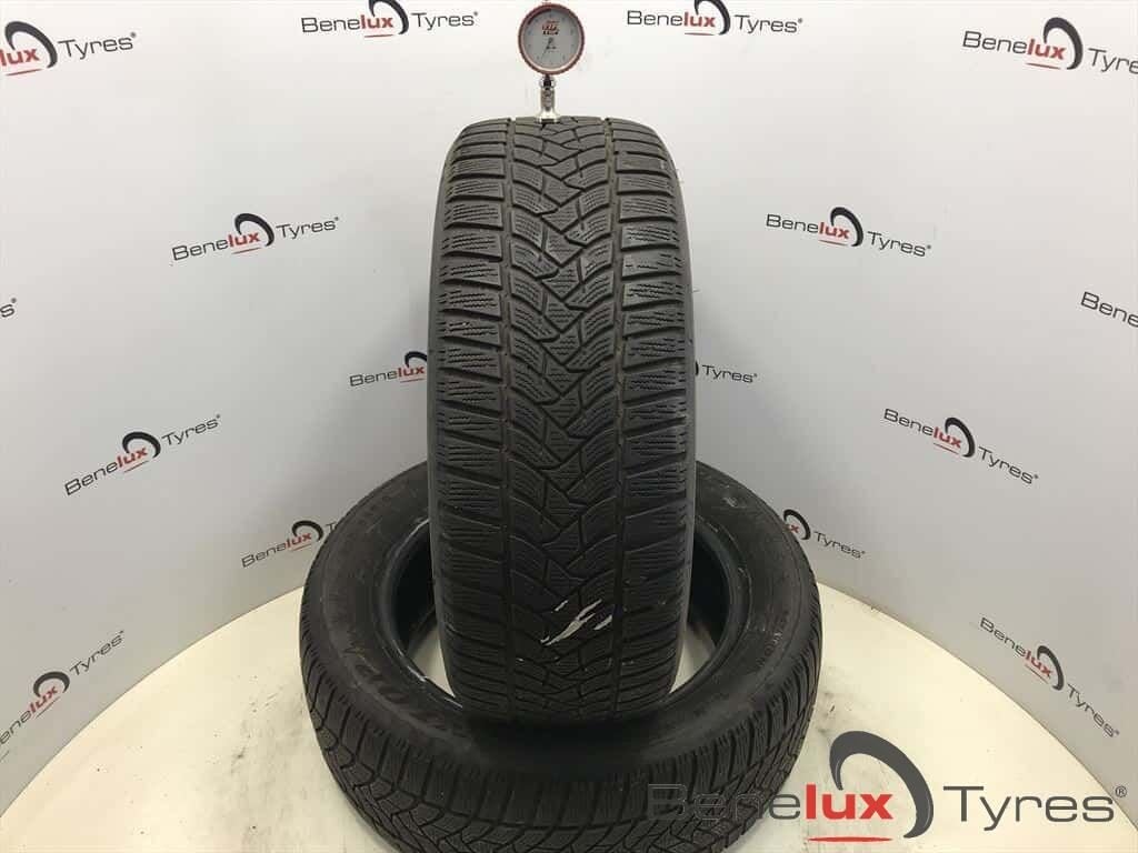 winter 205/55R16 91H Dunlop Sport 5 205/55 R16 205/55/16, Auto-onderdelen, Banden en Velgen, Ophalen, Gebruikt, -, Band(en)